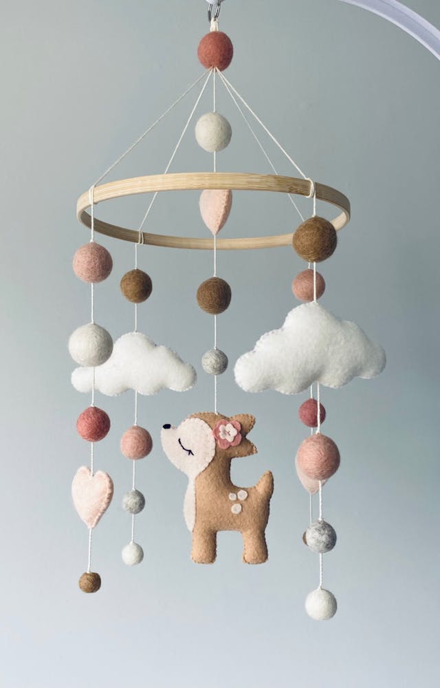 handmade baby mobile